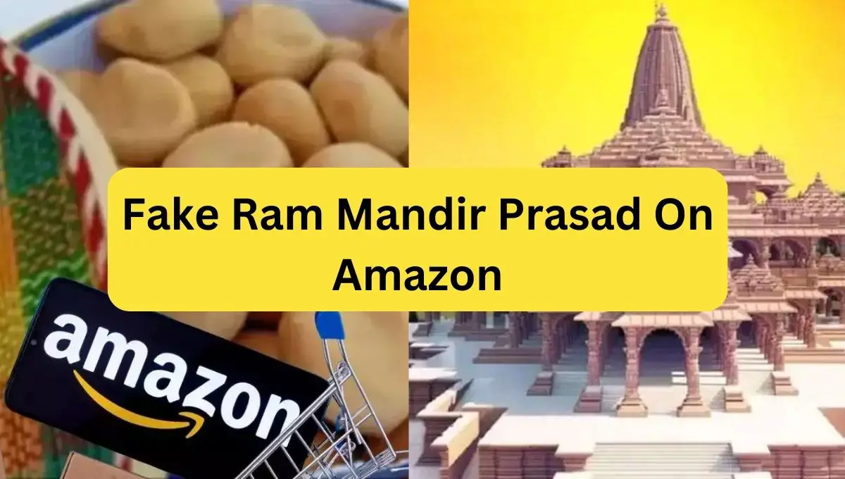 Fake Ram Mandir Prasad On Amazon